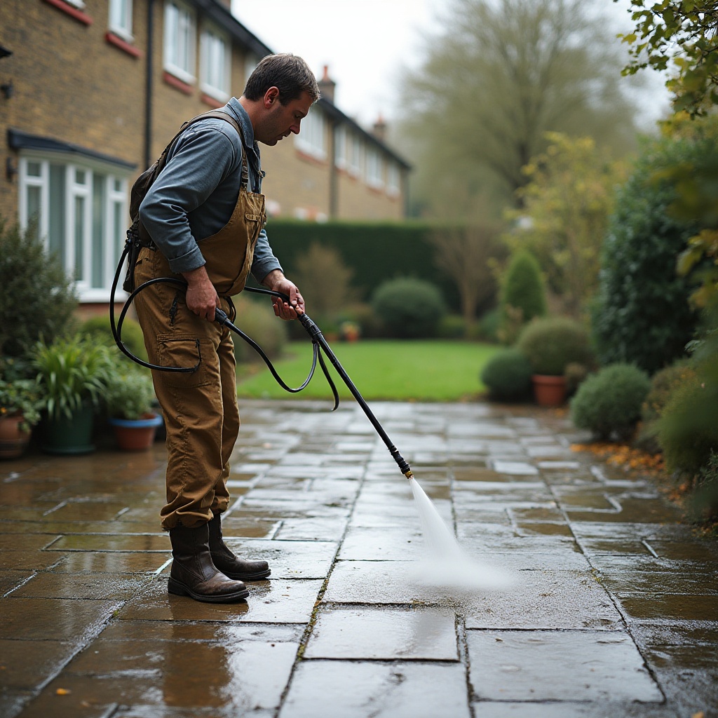 Patio cleaning in Putney