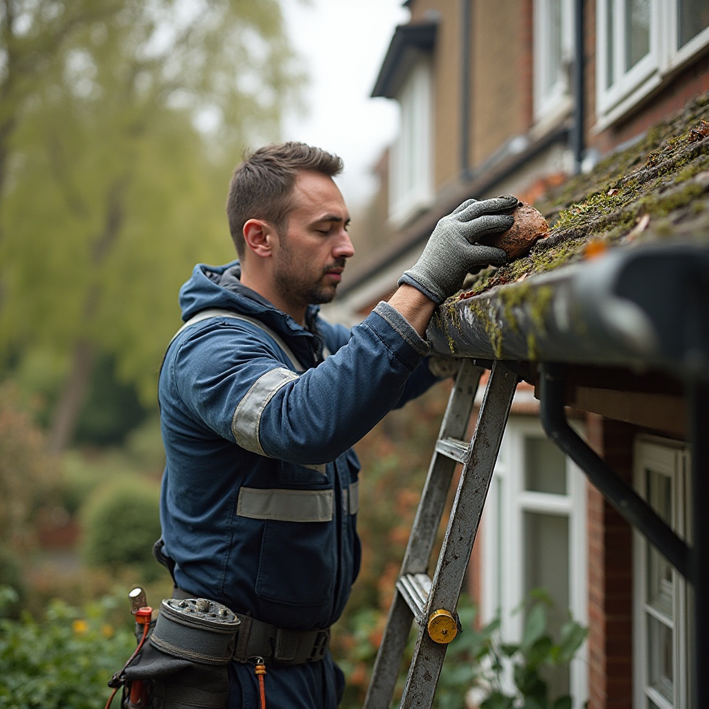 Gutter cleaning in Putney